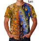 Dragon Hollywood X - Fashion Raindrop 3D Printing T Shirt Water drop Unisex Funny Short Sleeve Tee