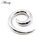 Dragon Hollywood X - 1pc Stainless Steel Spiral Dragon Ear Weights Ear Tunnels Plugs Expander Gauges Body Piercing Jewelry - BEVERLY HILLS - CALIFORNIA - USA