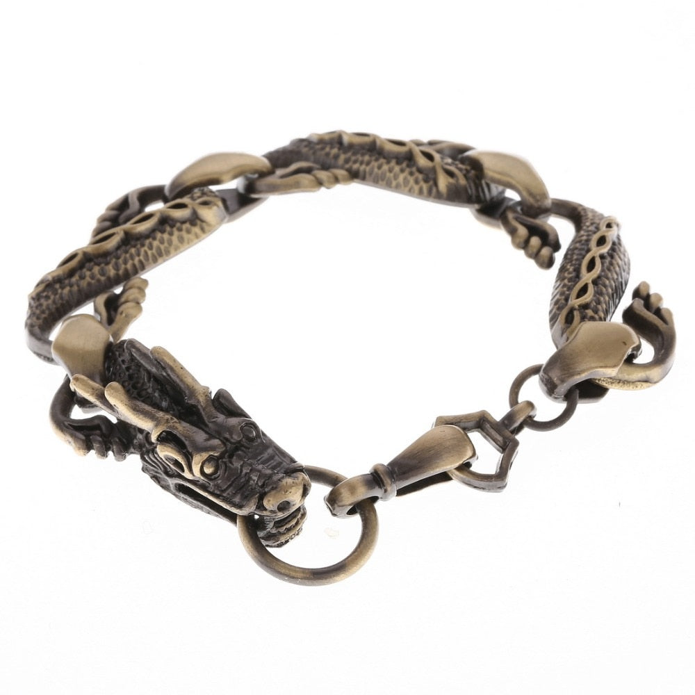 DRAGON HOLLYWOOD X - High quality Dragon Black vintage bracelet for men AND women fashion Jewelry hip hop Bracelets AND Bangles Jewelry
