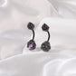 Dragon Hollywood X - 14G Dragon Claw Belly Button Body Ring Women and Men Stainless Steel Navel Ring - Crystal - Heart - Moon - Bee - Bug - Cat - Piercing Body Jewelry - BEVERLY HILLS - CALIFORNIA - USA