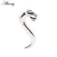 Dragon Hollywood X - 1pc Stainless Steel Spiral Dragon Ear Weights Ear Tunnels Plugs Expander Gauges Body Piercing Jewelry - BEVERLY HILLS - CALIFORNIA - USA