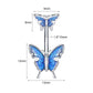 Dragon Hollywood X - 14G Dragon Claw Belly Button Body Ring Women and Men Stainless Steel Navel Ring - Crystal - Heart - Moon - Bee - Bug - Cat - Piercing Body Jewelry - BEVERLY HILLS - CALIFORNIA - USA