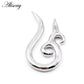 Dragon Hollywood X - 1pc Stainless Steel Spiral Dragon Ear Weights Ear Tunnels Plugs Expander Gauges Body Piercing Jewelry - BEVERLY HILLS - CALIFORNIA - USA