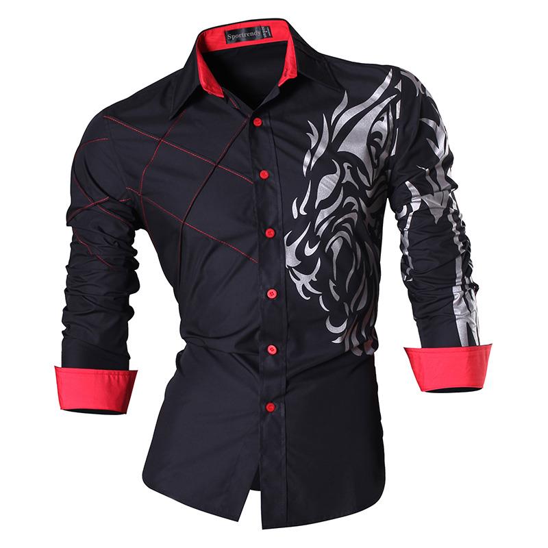 DRAGON HOLLYWOOD X - Sport Trendy MENS WOMENS UNISEX Shirt Dress Casual Long Sleeve Fashion Dragon Stylish -BEVERLY HILLS CALIFORNIA