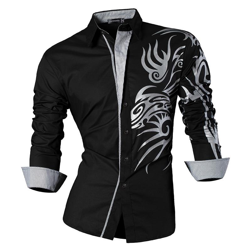 DRAGON HOLLYWOOD X - Sport Trendy MENS WOMENS UNISEX Shirt Dress Casual Long Sleeve Fashion Dragon Stylish -BEVERLY HILLS CALIFORNIA