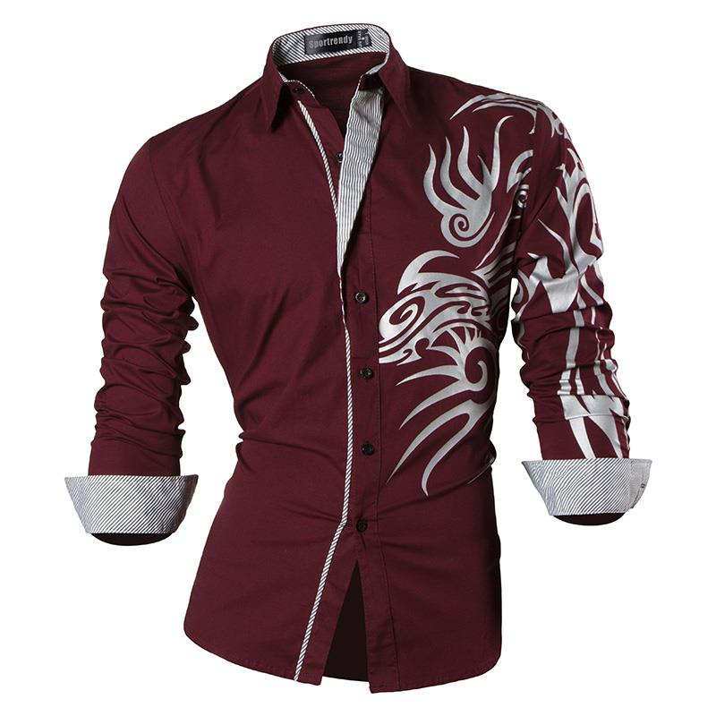 DRAGON HOLLYWOOD X - Sport Trendy MENS WOMENS UNISEX Shirt Dress Casual Long Sleeve Fashion Dragon Stylish -BEVERLY HILLS CALIFORNIA