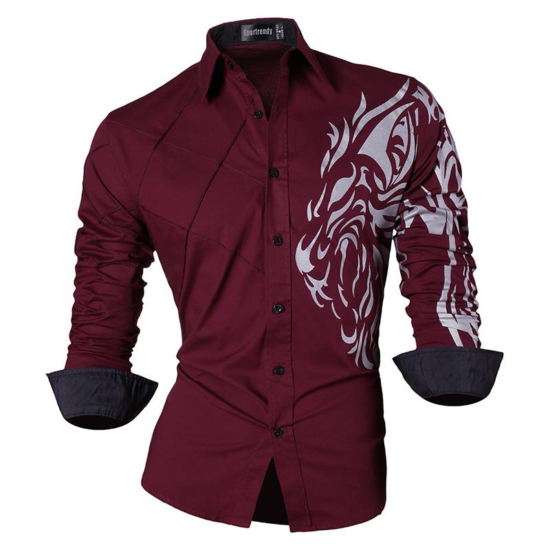 DRAGON HOLLYWOOD X - Sport Trendy MENS WOMENS UNISEX Shirt Dress Casual Long Sleeve Fashion Dragon Stylish -BEVERLY HILLS CALIFORNIA