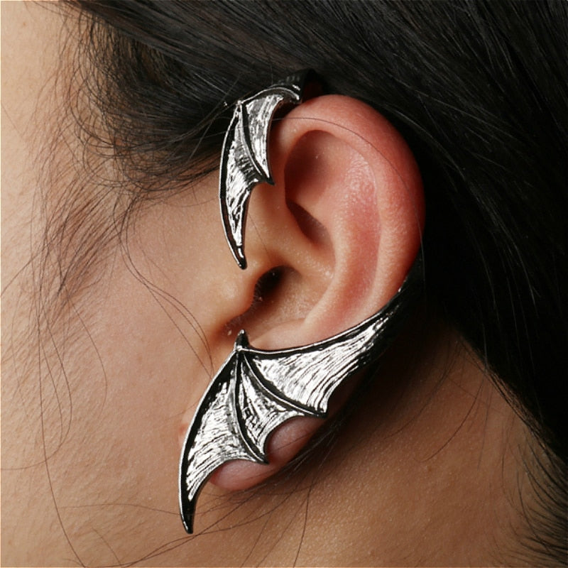 Dragon Hollywood X - Dragon Cuff Earrings For Women and Men - Gothic Ear Wrap Retro Clip Earrings Piercing Fashion Jewelry - BEVERLY HILLS - CALIFORNIA - USA
