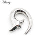 Dragon Hollywood X - 1pc Stainless Steel Spiral Dragon Ear Weights Ear Tunnels Plugs Expander Gauges Body Piercing Jewelry - BEVERLY HILLS - CALIFORNIA - USA