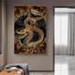 Dragon Hollywood X - 3D Dragon Canvas Painting Modern Art Posters and Prints Quadro's Wall Art Pictures for Living Room Home Decoration -Beverly Hills California