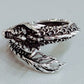 Dragon Hollywood X Ring - Silver Fashion Gothic Ancient Dragon Mens and Womens Jewelry Opening Ring - Awesome Personal or Gift Ring - BEVERLY HILLS - CALIFORNIA - USA