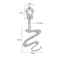 Dragon Hollywood X - 14G Dragon Claw Belly Button Body Ring Women and Men Stainless Steel Navel Ring - Crystal - Heart - Moon - Bee - Bug - Cat - Piercing Body Jewelry - BEVERLY HILLS - CALIFORNIA - USA