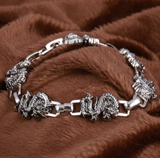 DRAGON HOLLYWOOD X - High quality Dragon Black vintage bracelet for men AND women fashion Jewelry hip hop Bracelets AND Bangles Jewelry