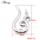 Dragon Hollywood X - 1pc Stainless Steel Spiral Dragon Ear Weights Ear Tunnels Plugs Expander Gauges Body Piercing Jewelry - BEVERLY HILLS - CALIFORNIA - USA