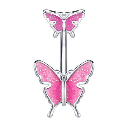 Dragon Hollywood X - 14G Dragon Claw Belly Button Body Ring Women and Men Stainless Steel Navel Ring - Crystal - Heart - Moon - Bee - Bug - Cat - Piercing Body Jewelry - BEVERLY HILLS - CALIFORNIA - USA