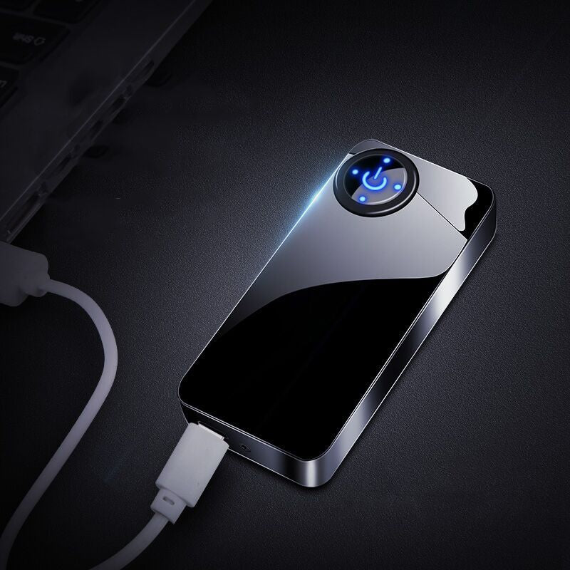 Personality Ignition And Display Power Arc Smart Gift  Dual Dragon Plasma Lighter