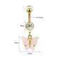 Dragon Hollywood X - 14G Dragon Claw Belly Button Body Ring Women and Men Stainless Steel Navel Ring - Crystal - Heart - Moon - Bee - Bug - Cat - Piercing Body Jewelry - BEVERLY HILLS - CALIFORNIA - USA