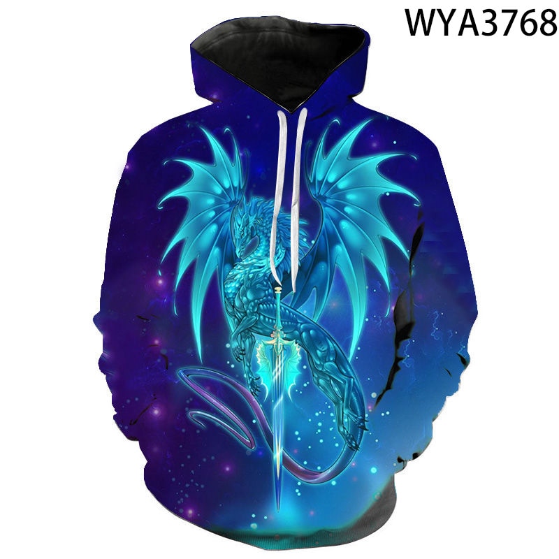 China Dragon 3D Print Hoodies Men Women Children Streetwear Sweatshirts Long Sleeve Tops Boy Girl Kids Cool Pullover