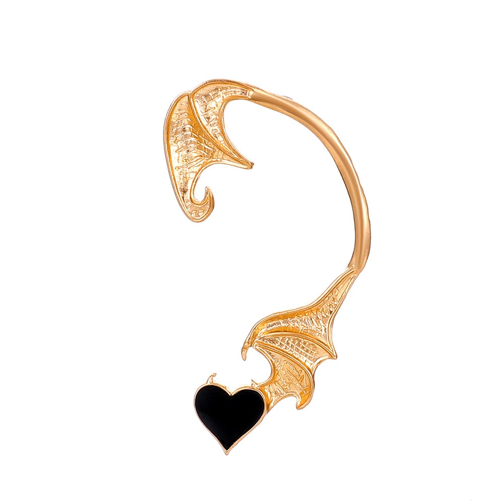 Dragon Hollywood X - Flying Dragon Cat Eagle Animal Clip On Earrings Ear Cuff for Women and Men Ear Wrap Earcuff Cartilage Earring - BEVERLY HILLS - CALIFORNIA - USA