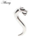 Dragon Hollywood X - 1pc Stainless Steel Spiral Dragon Ear Weights Ear Tunnels Plugs Expander Gauges Body Piercing Jewelry - BEVERLY HILLS - CALIFORNIA - USA