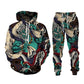 Dragon Hollywood X - 3D Dragon God Printed Mens Womens Hooded Sweater Sportswear Tracksuit Clothing Suit -BEVERLY HILLS CALIFORNIA