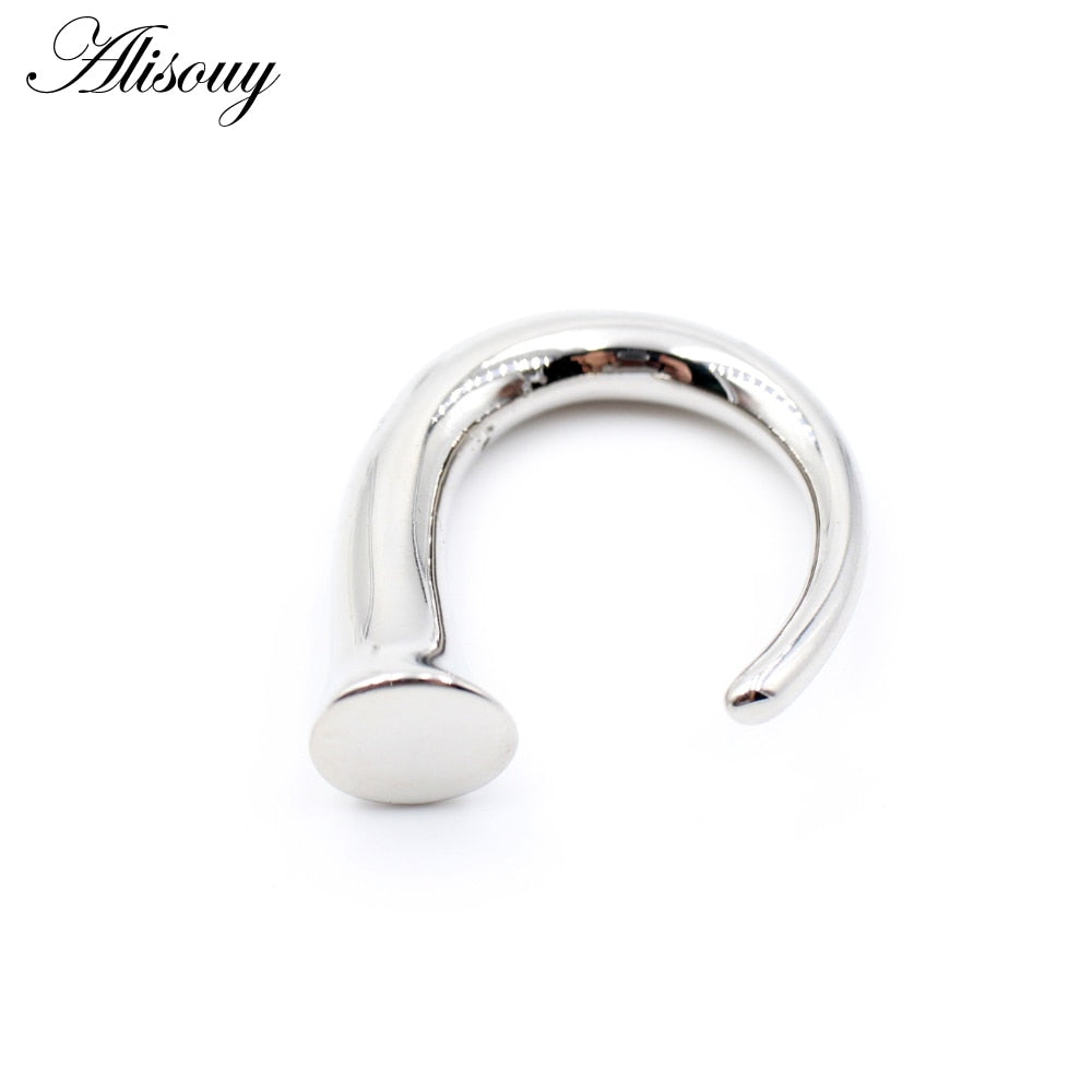 Dragon Hollywood X - 1pc Stainless Steel Spiral Dragon Ear Weights Ear Tunnels Plugs Expander Gauges Body Piercing Jewelry - BEVERLY HILLS - CALIFORNIA - USA