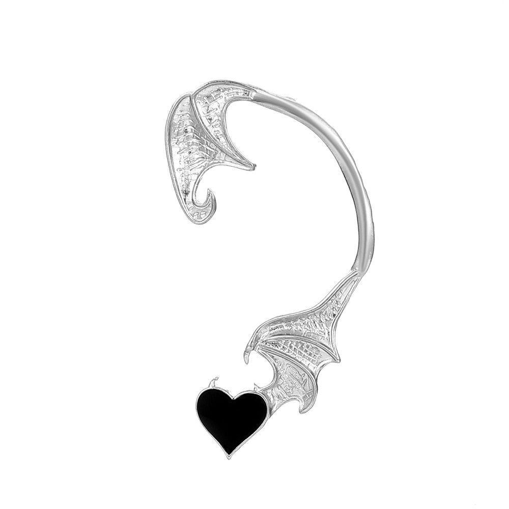 Dragon Hollywood X - Flying Dragon Cat Eagle Animal Clip On Earrings Ear Cuff for Women and Men Ear Wrap Earcuff Cartilage Earring - BEVERLY HILLS - CALIFORNIA - USA