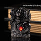 Heavy Armor Dragon Embossed Metal Shell Wheel Kerosene Lighter Men Gadgets Kerosene Oil Gasoline Pattern Lighter