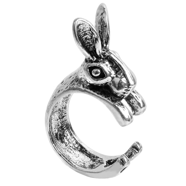Dragon Hollywood X - 1pcs Titanium Steel Eagle Dragon Claw Halloween Skull Ring Hot Selling Men & Women Domineering Opening Rock Animal Jewelry