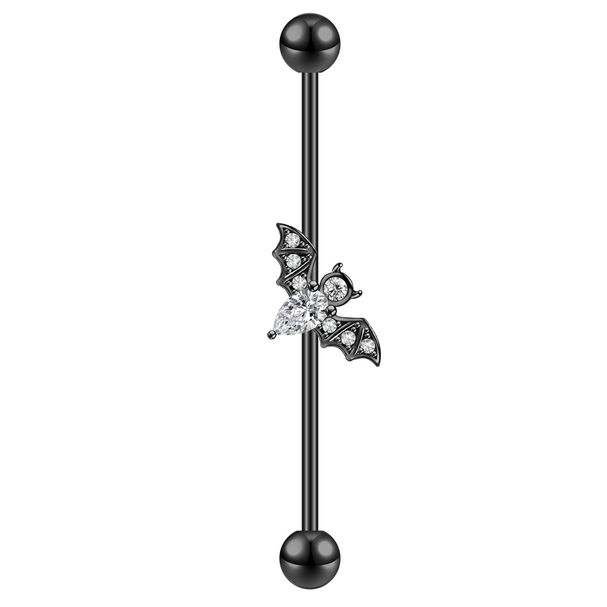 Dragon Hollywood X - Industrial Piercing Earring Women and Men Stainless Steel Helix Ear Piercing Dragon Snake Long Earring Jewelry Barbell Earring - BEVERLY HILLS - CALIFORNIA - USA