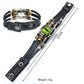 Dragon Hollywood X - Luminous Dragon Eyes Leather Bracelet Man Evil Eye Round Clear Glass Cabochon Button Multilayer Bracelets Bangles Wristband Gift - BEVERLY HILLS-CALIFORNIA-USA