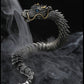 Dragon Hollywood X - Black Gun Dragon Men Bracelet Hip Hop Rock Style Golden Horn Domineering Women Party Copper Alloy Fashion Jewellery - BEVERLY HILLS-CALIFORNIA-USA