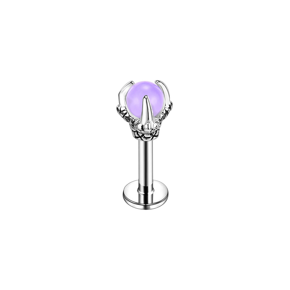 Dragon Hollywood X - 16G Dragon Claw Lip Studs Piercing Stainless Steel - Dragon Claw Conch Tragus Earring 2022 Piercing Jewelry - BEVERLY HILLS - CALIFORNIA - USA