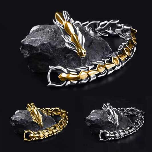 Dragon Hollywood X - Mens and Womens Jewelry Dragon Head Bracelet Retro Extraordinary Unique Dragon Bracelet - Accessories Awesome Gifts - BEVERLY HILLS - CALIFORNIA - USA
