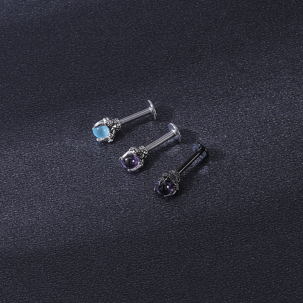 Dragon Hollywood X - 16G Dragon Claw Lip Studs Piercing Stainless Steel - Dragon Claw Conch Tragus Earring 2022 Piercing Jewelry - BEVERLY HILLS - CALIFORNIA - USA