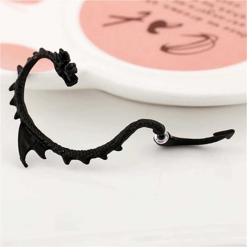 Dragon Hollywood X - Dragon Cuff Earrings For Women and Men - Gothic Ear Wrap Retro Clip Earrings Piercing Fashion Jewelry - BEVERLY HILLS - CALIFORNIA - USA