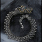 Dragon Hollywood X - Black Gun Dragon Men Bracelet Hip Hop Rock Style Golden Horn Domineering Women Party Copper Alloy Fashion Jewellery - BEVERLY HILLS-CALIFORNIA-USA