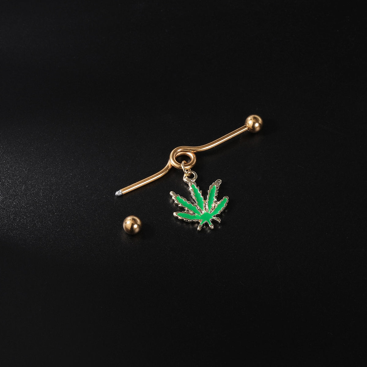 Dragon Hollywood X - Industrial Piercing Earring Women and Men Stainless Steel Helix Ear Piercing Dragon Snake Long Earring Jewelry Barbell Earring - BEVERLY HILLS - CALIFORNIA - USA