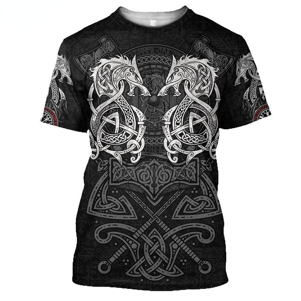 DRAGON HOLLYWOOD X - 3D Clothing Tattoo Dragon MENS WOMENS T Shirt 3D Printed Short Sleeve Polyester Fashion Casual Hip Hop Top Summer Free - BEVERLY HILLS CA.