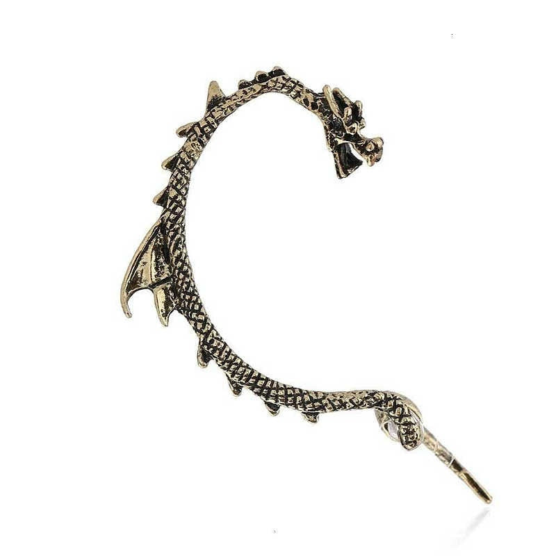 Dragon Hollywood X - Dragon Cuff Earrings For Women and Men - Gothic Ear Wrap Retro Clip Earrings Piercing Fashion Jewelry - BEVERLY HILLS - CALIFORNIA - USA