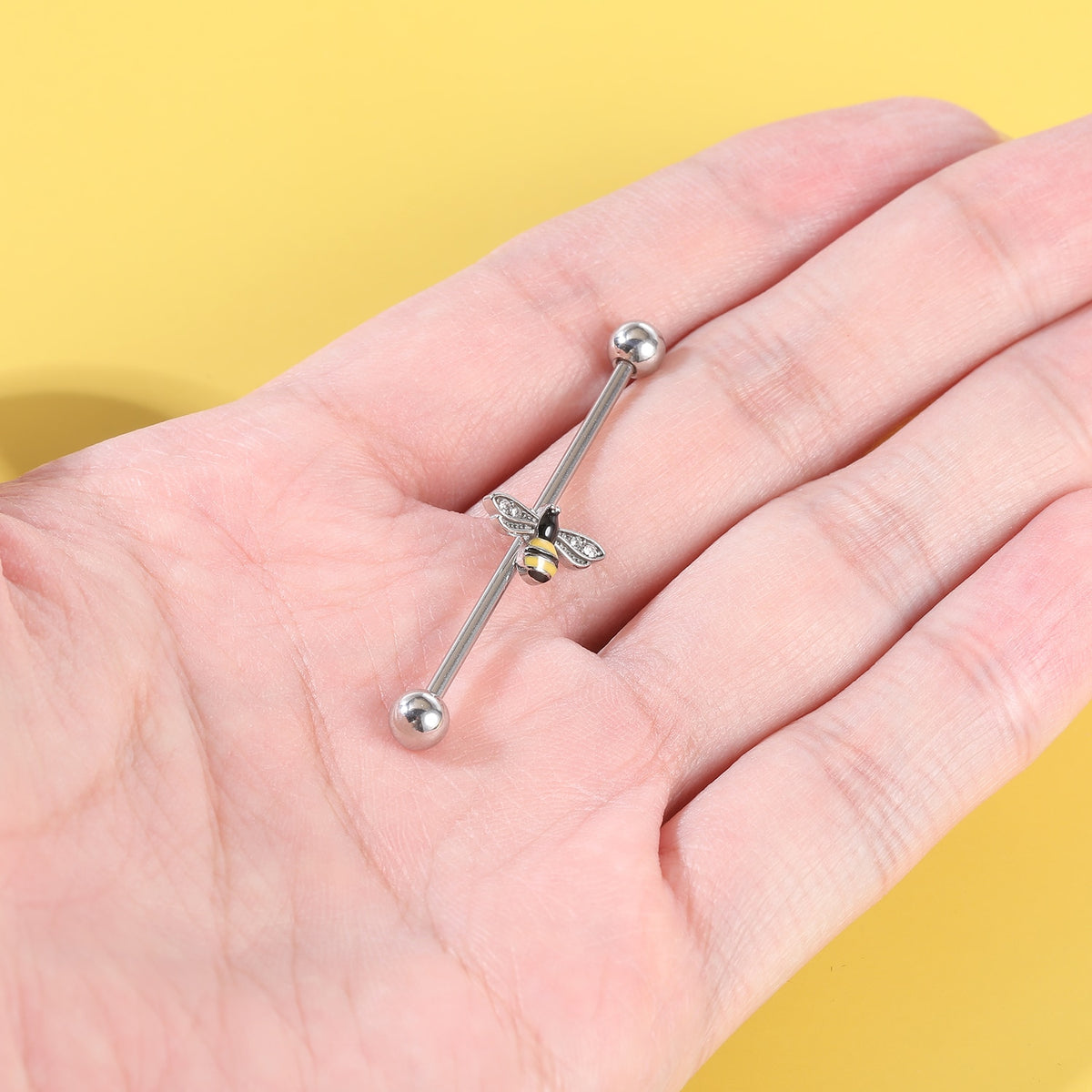 Dragon Hollywood X - Industrial Piercing Earring Women and Men Stainless Steel Helix Ear Piercing Dragon Snake Long Earring Jewelry Barbell Earring - BEVERLY HILLS - CALIFORNIA - USA