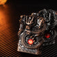 Heavy Armor Dragon Embossed Metal Shell Wheel Kerosene Lighter Men Gadgets Kerosene Oil Gasoline Pattern Lighter