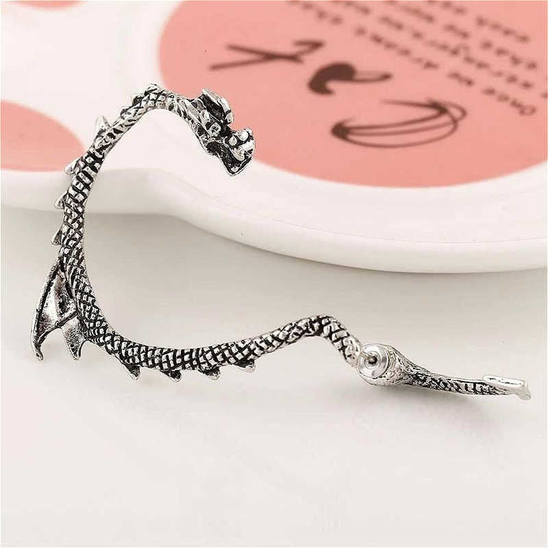 Dragon Hollywood X - Dragon Cuff Earrings For Women and Men - Gothic Ear Wrap Retro Clip Earrings Piercing Fashion Jewelry - BEVERLY HILLS - CALIFORNIA - USA