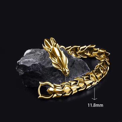 Dragon Hollywood X - Mens and Womens Jewelry Dragon Head Bracelet Retro Extraordinary Unique Dragon Bracelet - Accessories Awesome Gifts - BEVERLY HILLS - CALIFORNIA - USA