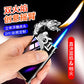 Blue Flame Metal Rocker Arm Ignition Tiger Head Double Fire Dragon Lighter Creative Windproof Open Fire Conversion Lighter