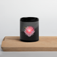 A Dragon Hollywood X - Black Glossy Goblet Mug - { THE HOLLY GRAIL } #1 - Cup, Jug, Flagon, Chalice, Coffee - BEVERLY HILLS-CALIFORNIA-USA