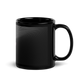 A Dragon Hollywood X - Black Glossy Goblet Mug - { THE HOLLY GRAIL } #1 - Cup, Jug, Flagon, Chalice, Coffee - BEVERLY HILLS-CALIFORNIA-USA