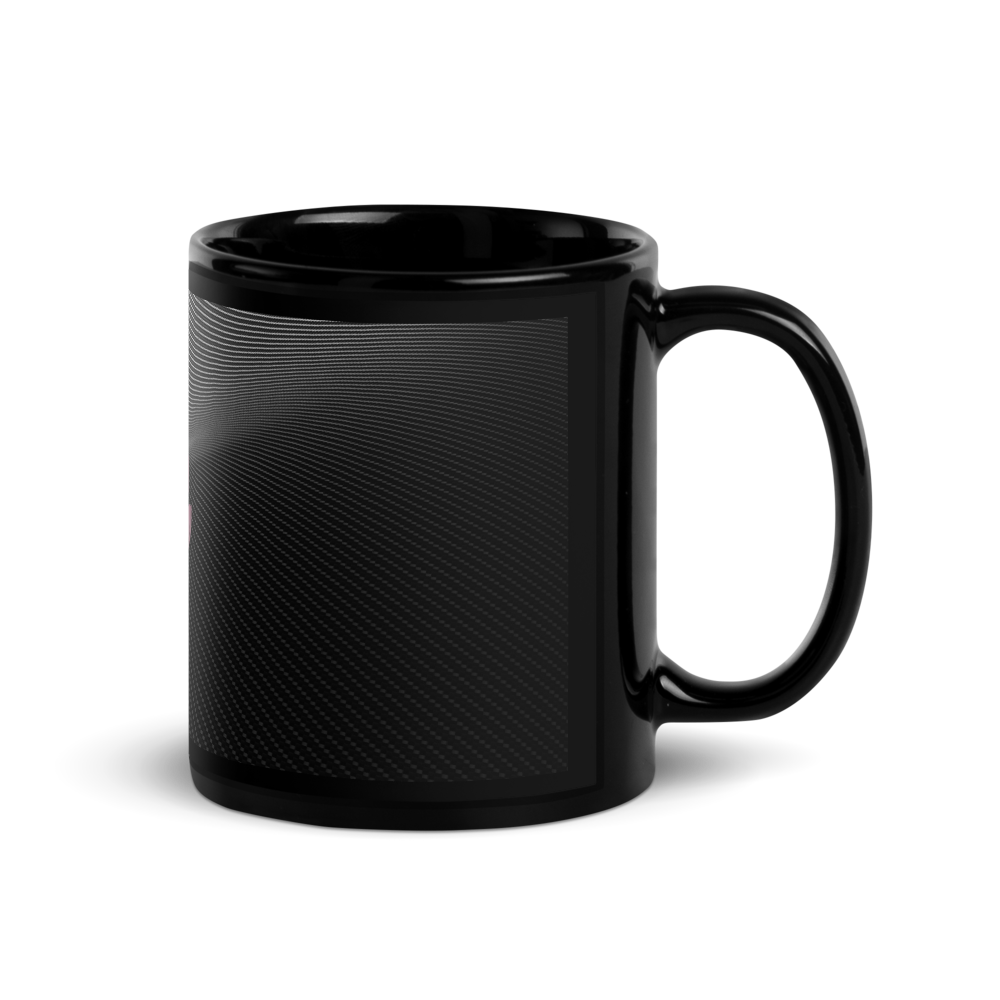 A Dragon Hollywood X - Black Glossy Goblet Mug - { THE HOLLY GRAIL } #1 - Cup, Jug, Flagon, Chalice, Coffee - BEVERLY HILLS-CALIFORNIA-USA