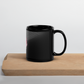 A Dragon Hollywood X - Black Glossy Goblet Mug - { THE HOLLY GRAIL } #1 - Cup, Jug, Flagon, Chalice, Coffee - BEVERLY HILLS-CALIFORNIA-USA