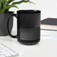 A Dragon Hollywood X - Black Glossy Goblet Mug - { THE HOLLY GRAIL } #1 - Cup, Jug, Flagon, Chalice, Coffee - BEVERLY HILLS-CALIFORNIA-USA